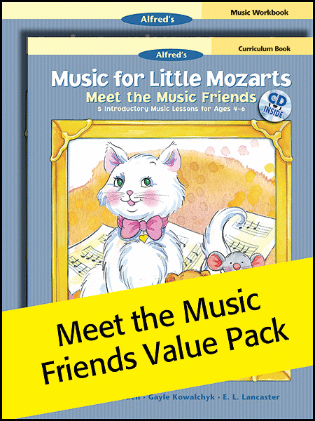 Music for Little Mozarts Meet the Music Friends (Value Pack)
