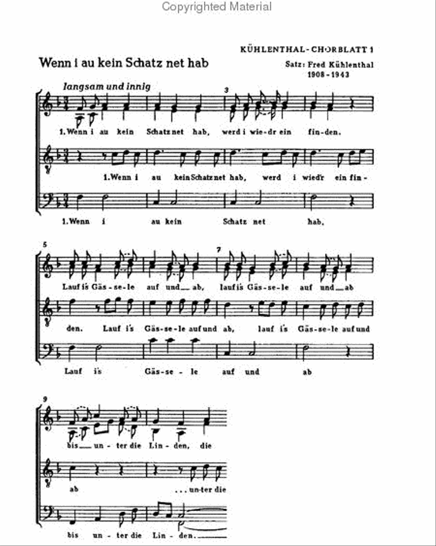 Drei Chorsatze Drei Chorsatze Choir scores gallery preview page 2