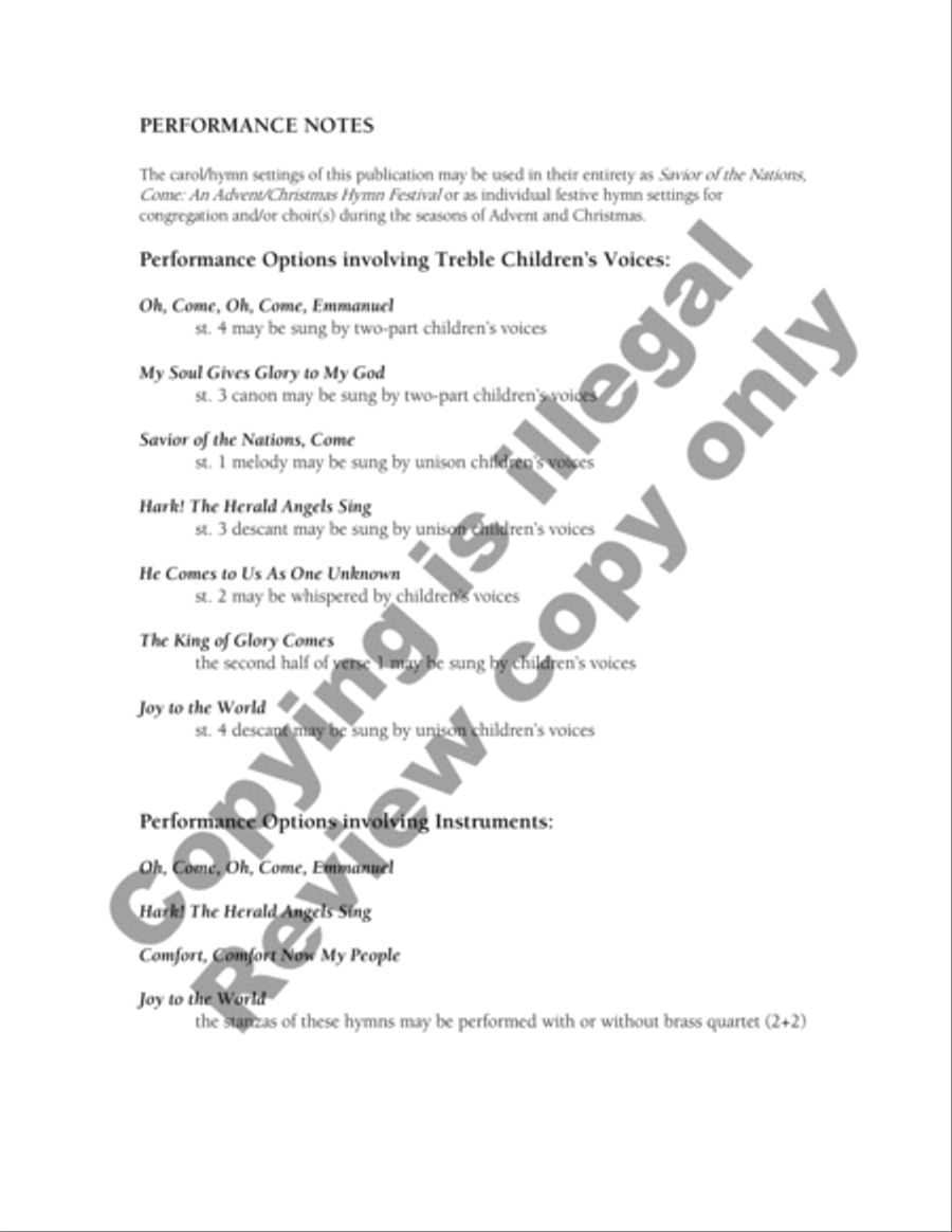 Savior of the Nations, Come (Full Score) Choir scores gallery preview page 43