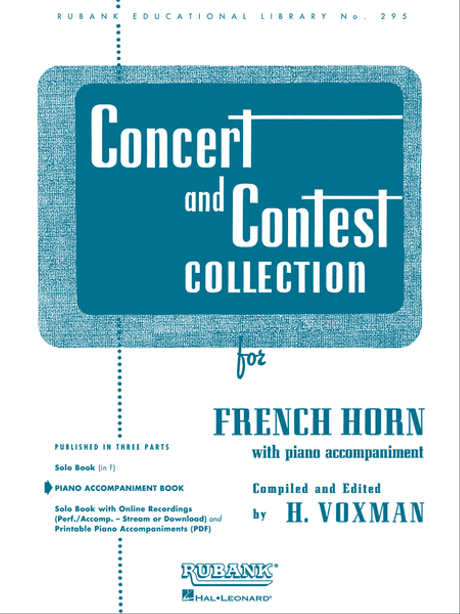 Concert and Contest Collection for French Horn