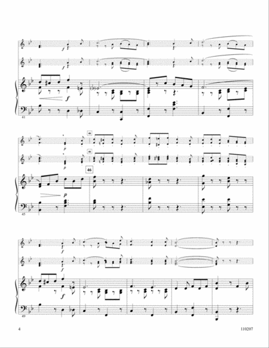 Power in the Blood Flute Duet scores gallery preview page 4