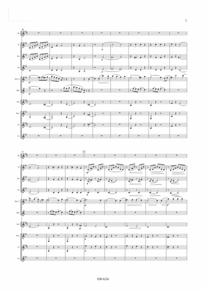 Konzertstück nr. 2 for Clarinet, Basset Horn and Clarinet Choir