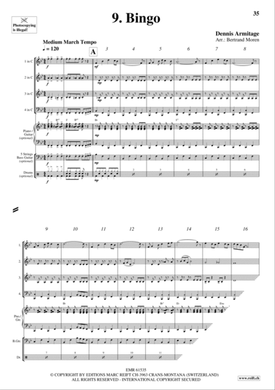 Beer Party Woodwind Quartet scores gallery preview page 11