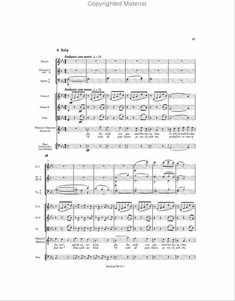 Elijah Op. 70 MWV A 25 Elijah Op. 70 MWV A 25 SSAATTBB scores gallery preview page 2