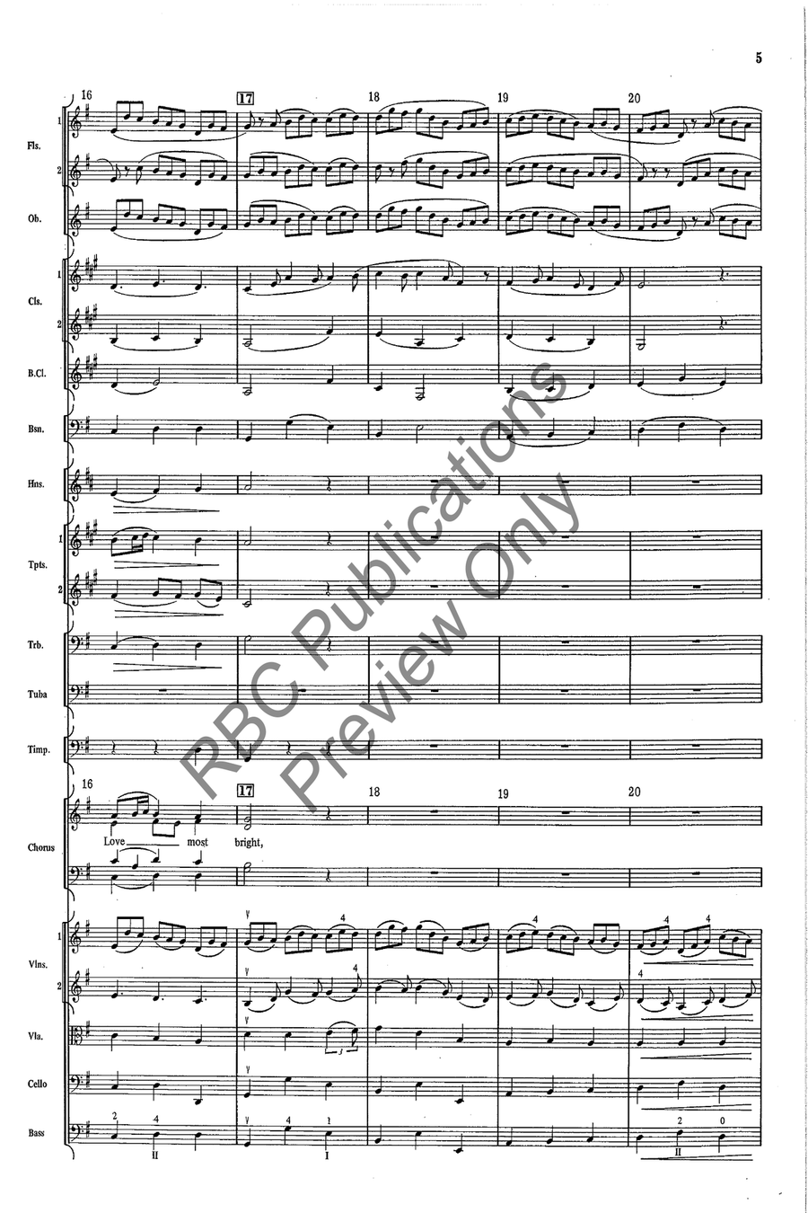 Jesu, Joy Of Mans Desiring (w/Choir) Choir scores gallery preview page 6