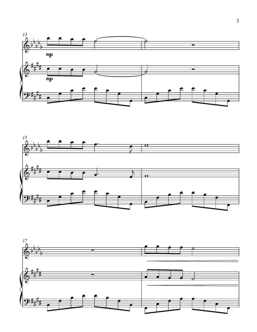 Walking In The Air Walking In The Air Alto Saxophone scores gallery preview page 3