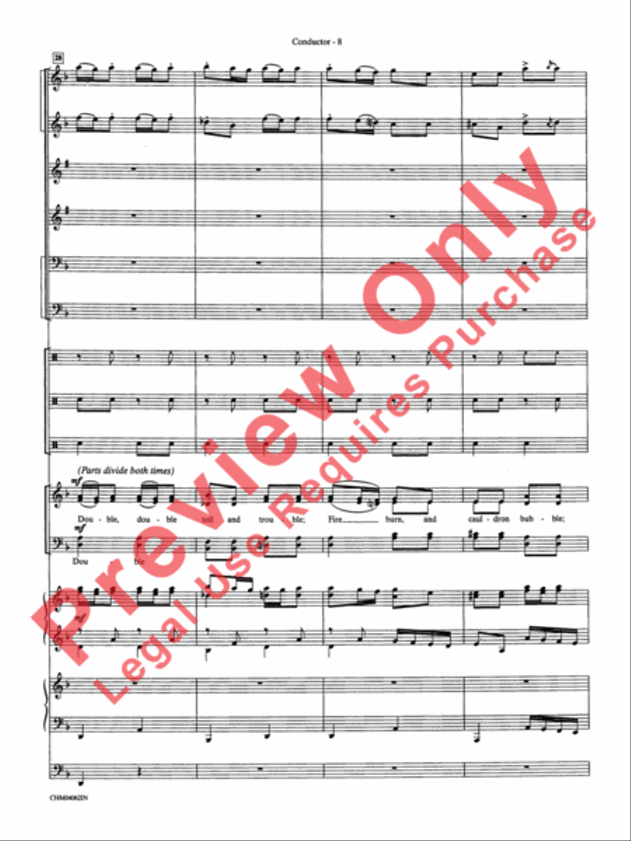 Double Trouble Choir scores gallery preview page 9