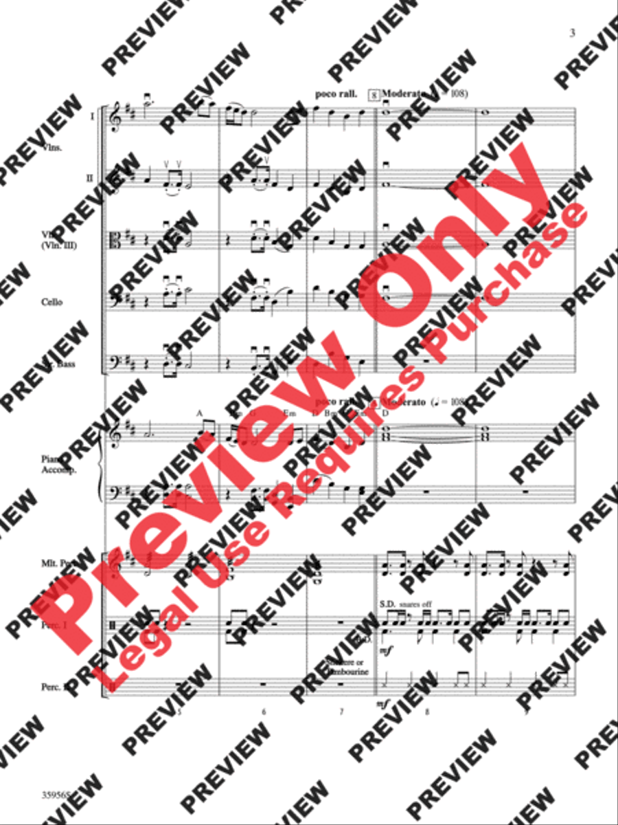African Adventure String Orchestra scores gallery preview page 4
