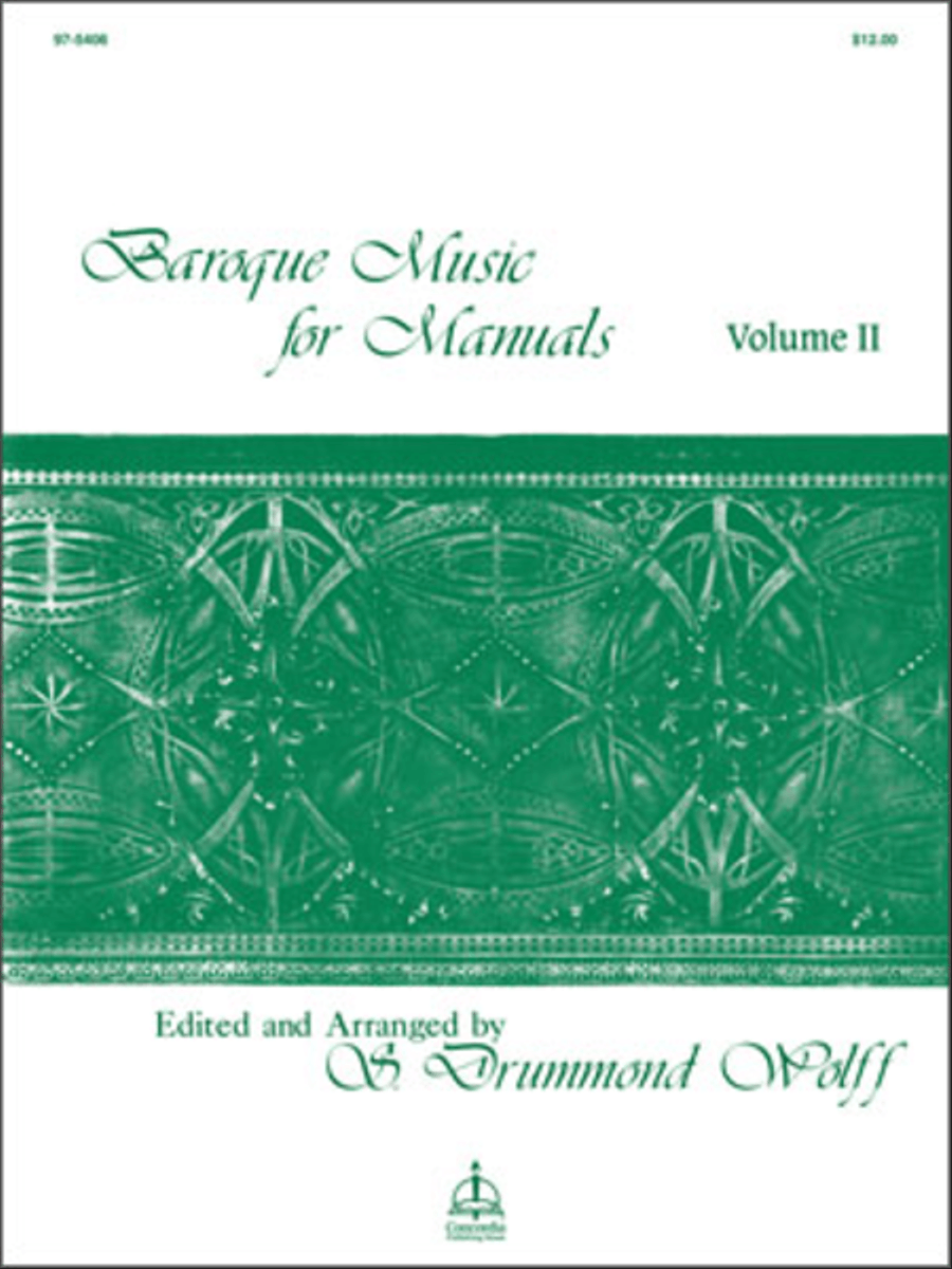Baroque Music for Manuals, Vol. II Organ scores gallery preview page 1