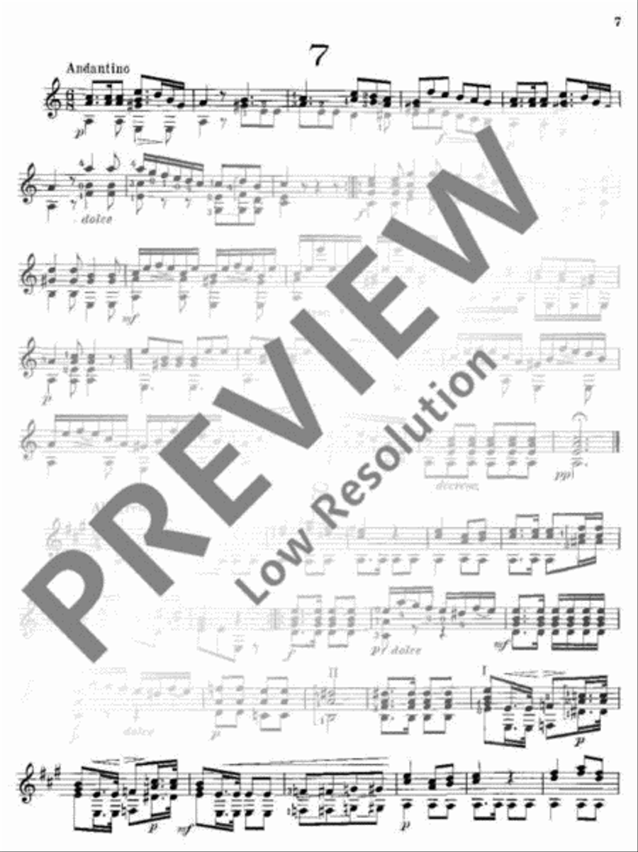 12 Bagatells Guitar scores gallery preview page 8