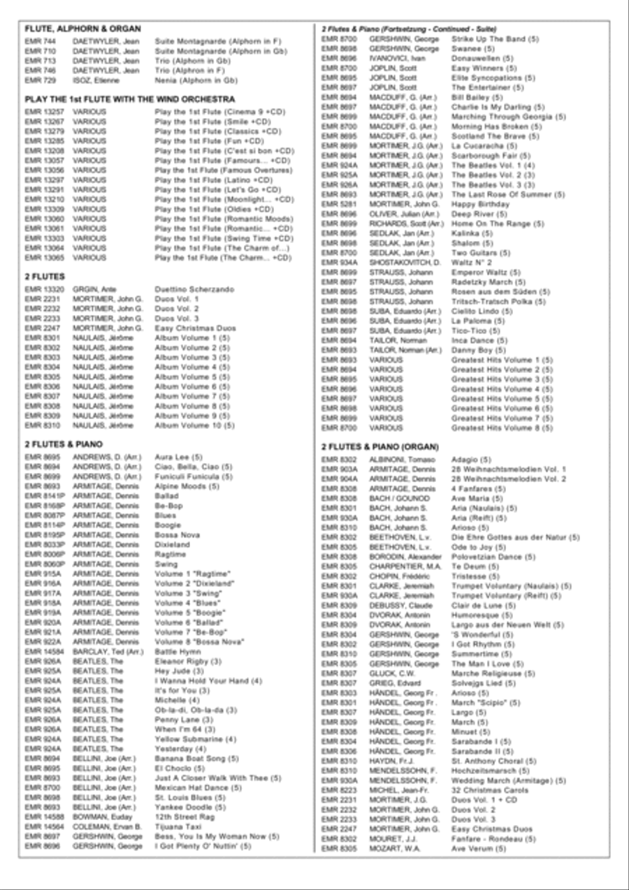 Happy Birthday Flute Duet scores gallery preview page 5
