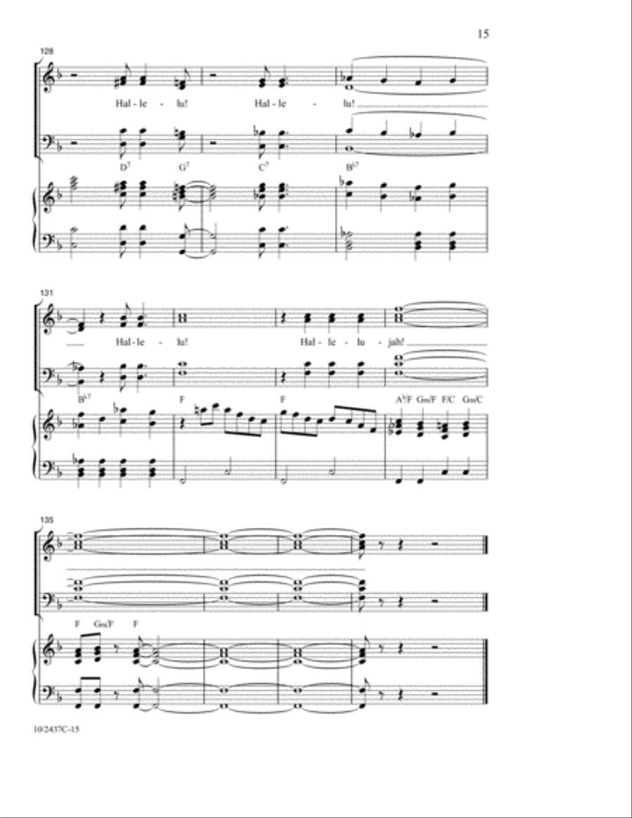 Glory, Praise and Honor Glory, Praise and Honor 4-Part scores gallery preview page 14