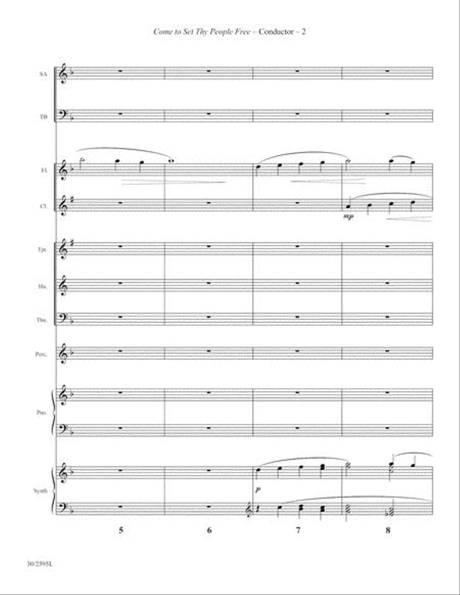 Follow the Star, Follow the King - Instrumental Score and Parts Choir scores gallery preview page 4