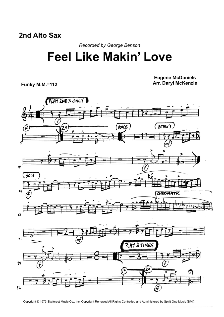 Feel Like Makin' Love Jazz Ensemble scores gallery preview page 2