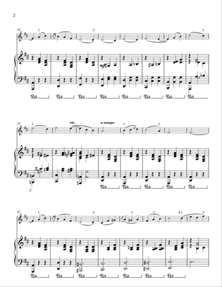 Glazunov Grand Concert Waltz for violin and piano Violin Solo scores gallery preview page 2