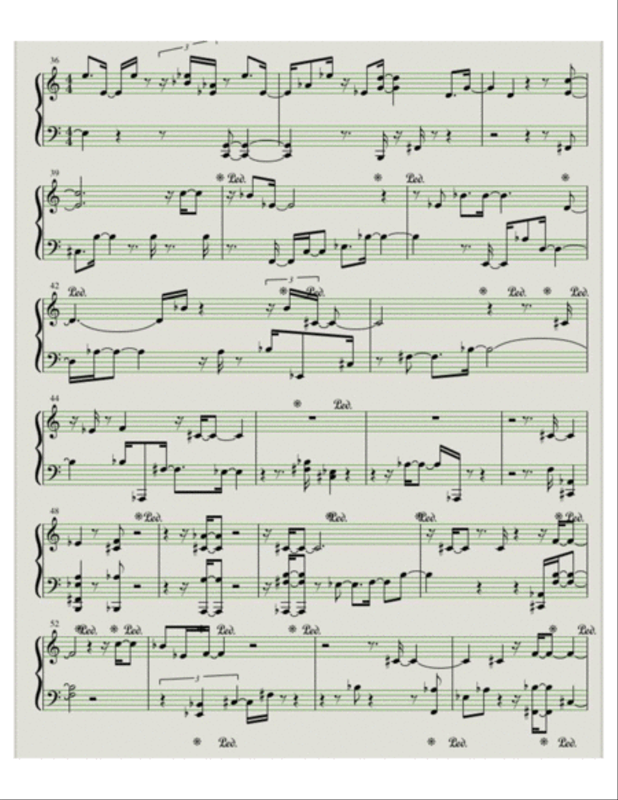 THOUGHTS THOUGHTS Piano Solo scores gallery preview page 3
