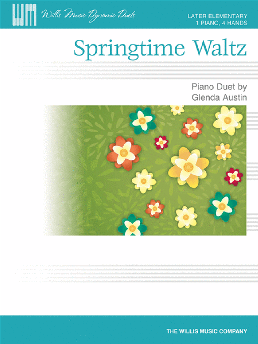Springtime Waltz 1 Piano, 4-Hands scores gallery preview page 1