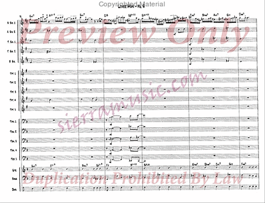 Lover Man Jazz Ensemble scores gallery preview page 7