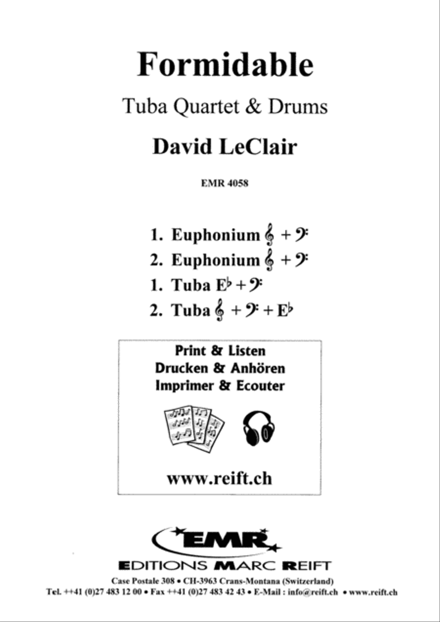 Formidable Tuba Quartet scores gallery preview page 2