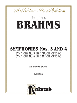 Book cover for Symphonies Nos. 3 & 4