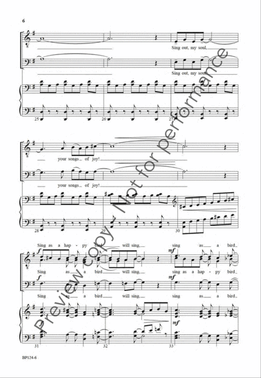 Sing Out, My Soul - TTB(B) TTB scores gallery preview page 5
