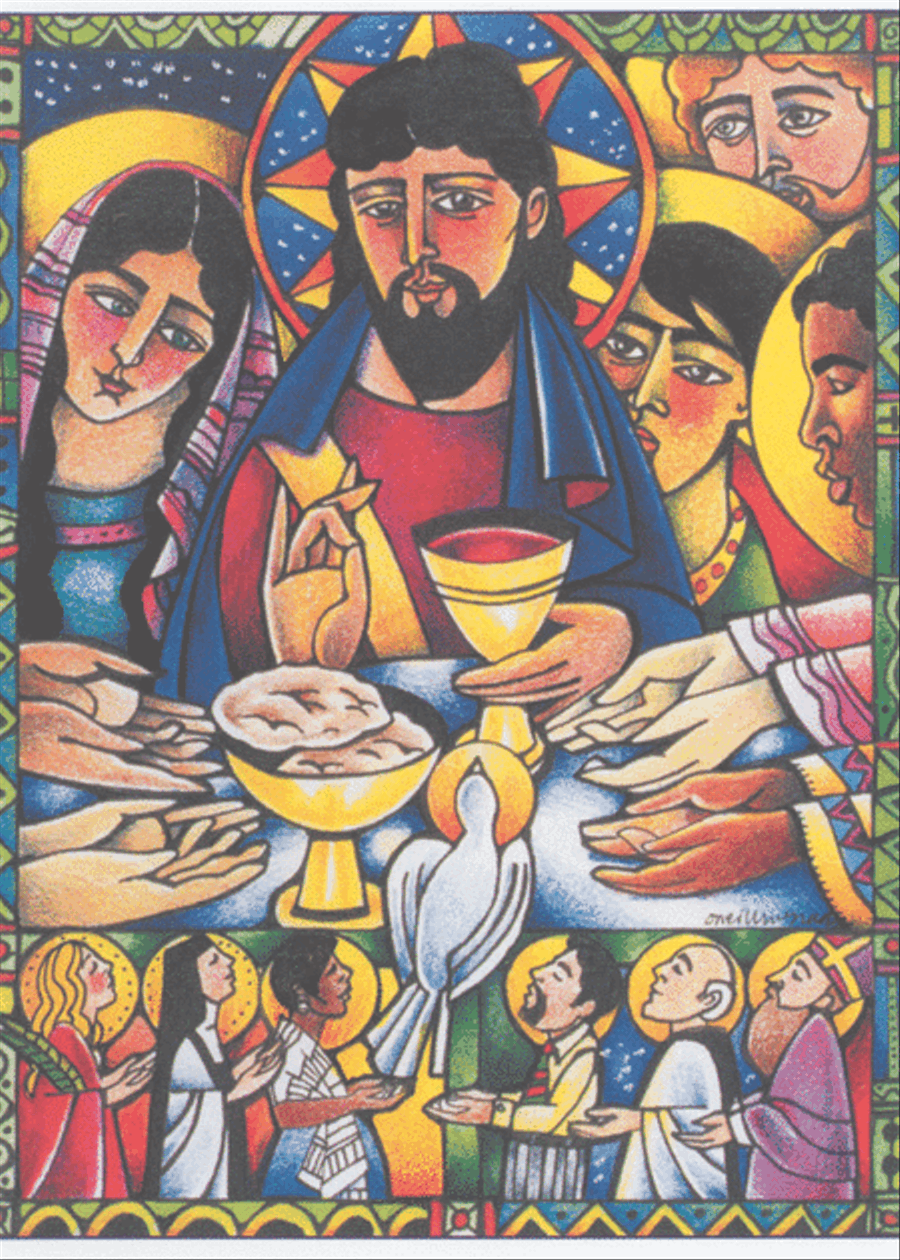 Mass Card for the Living (30/pkg) Mass scores gallery preview page 1
