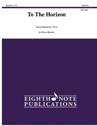 Book cover for To the Horizon