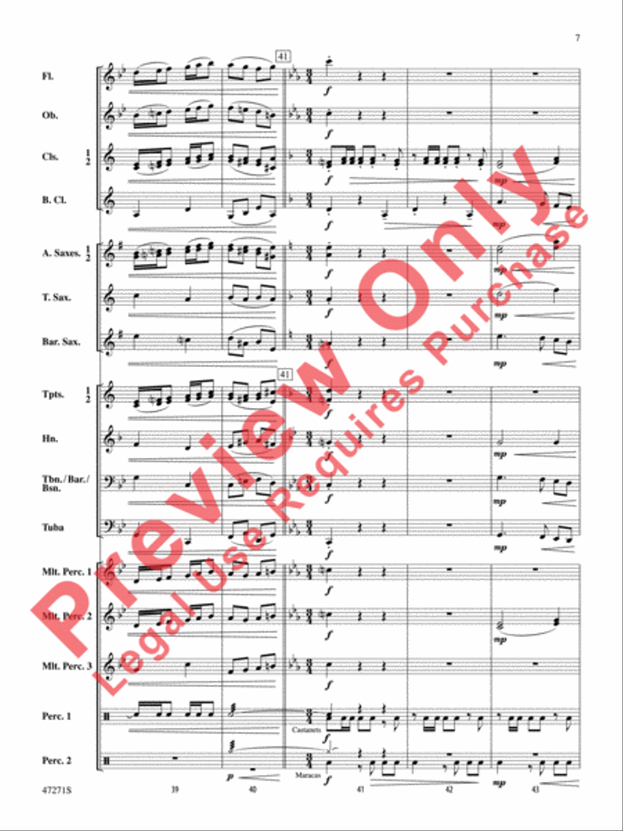 'Tis the Season 'Tis the Season Concert Band scores gallery preview page 8