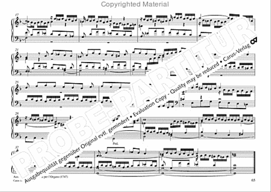 Freiburger Orgelbuch: Stammteil Organ Solo scores gallery preview page 66