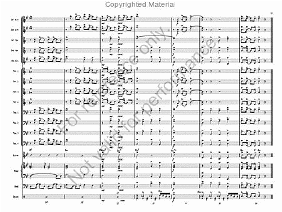 Mucho Macho Jazz Ensemble scores gallery preview page 14