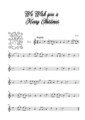 Book cover for We Wish you a Merry Christmas (for Flute)