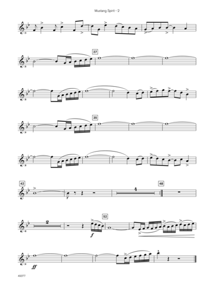 Mustang Spirit (Sound Innovations Soloist, Oboe)
