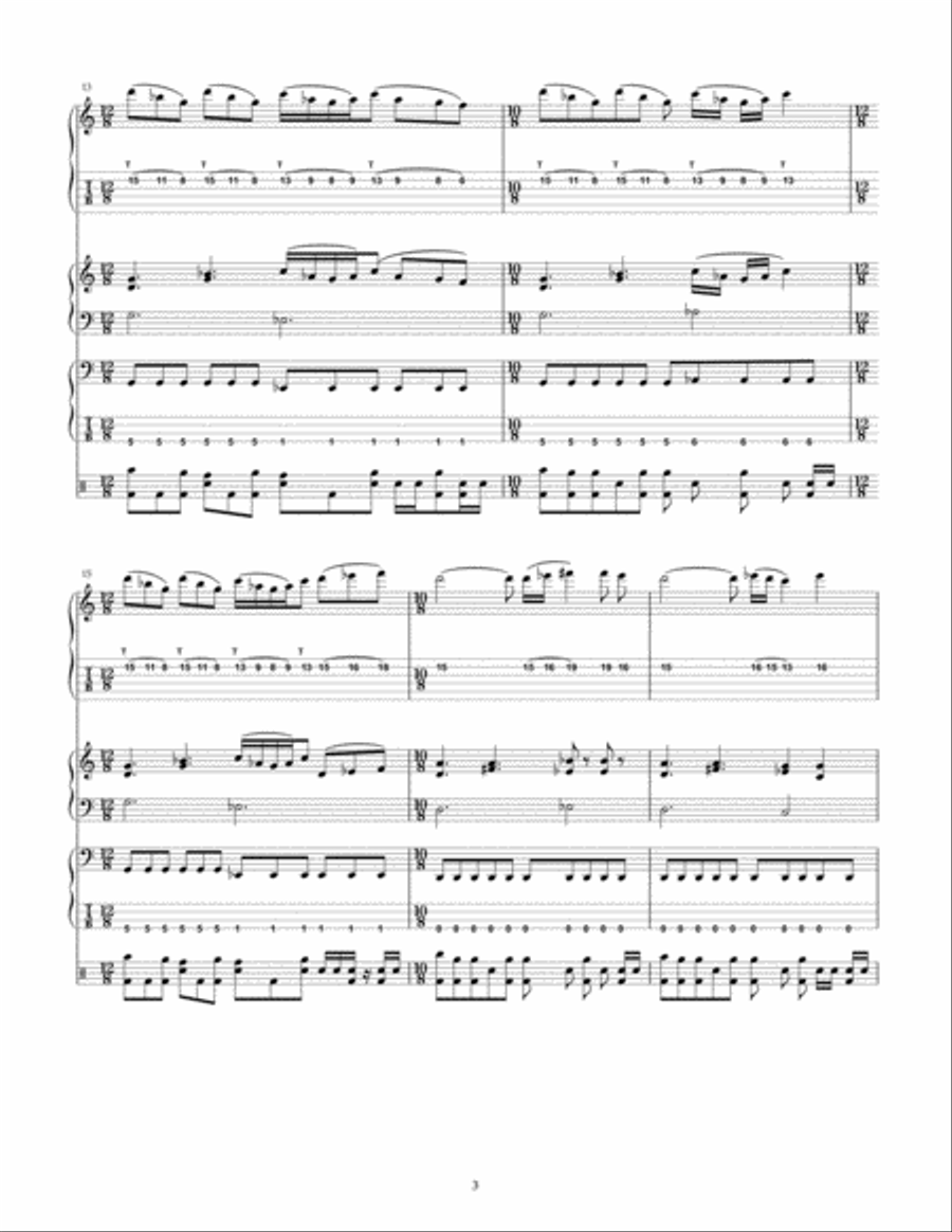 Tribal Small Ensemble scores gallery preview page 3