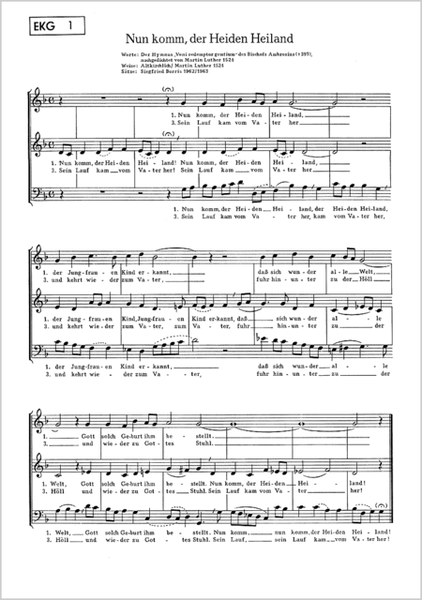 Kirchenliedsatze mit einer Mannerstimme. Varia Bd. 1