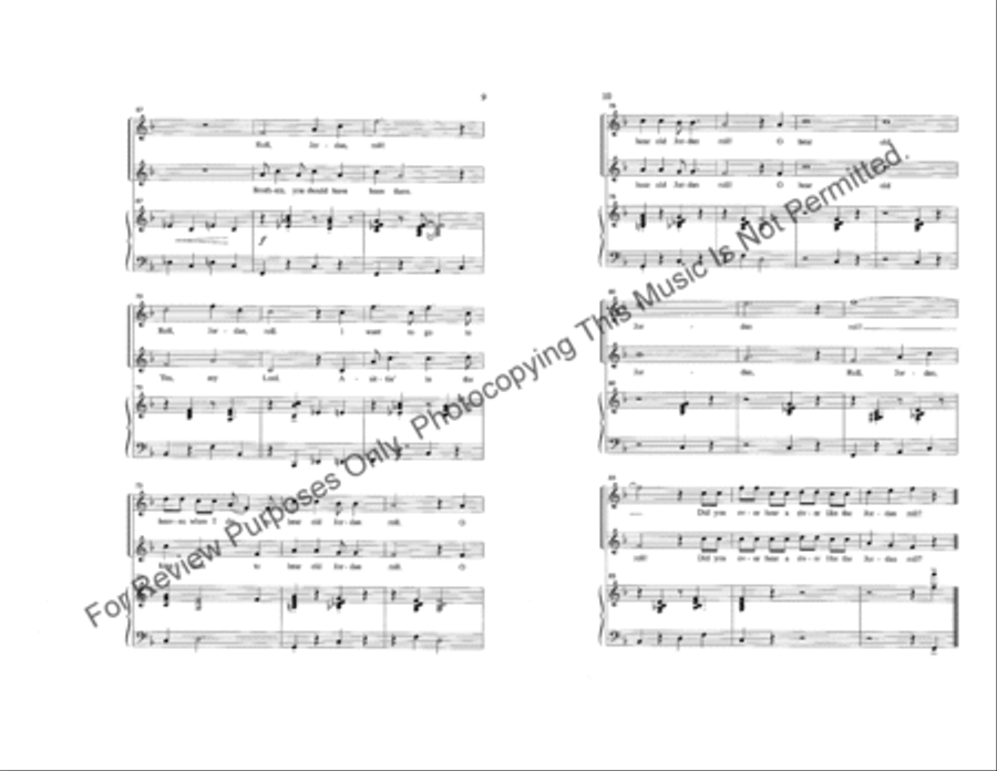 Did You Ever See a River? 2-Part scores gallery preview page 5