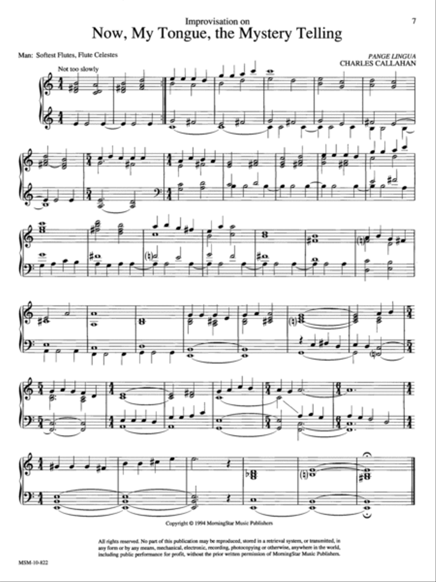Communion Music for Manuals, Set 1 Organ scores gallery preview page 5