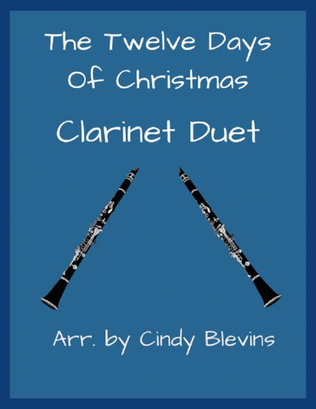 Book cover for The Twelve Days of Christmas, Clarinet Duet