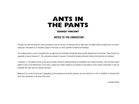 Ants in the Pants
