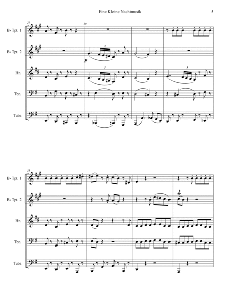 Eine Kleine Nachtmusik: Serenade No. 13 in G Major, K 525 image number null