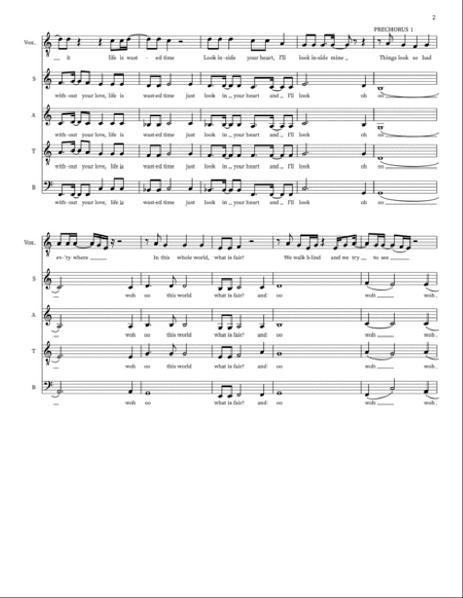 Higher Love Small Ensemble scores gallery preview page 2