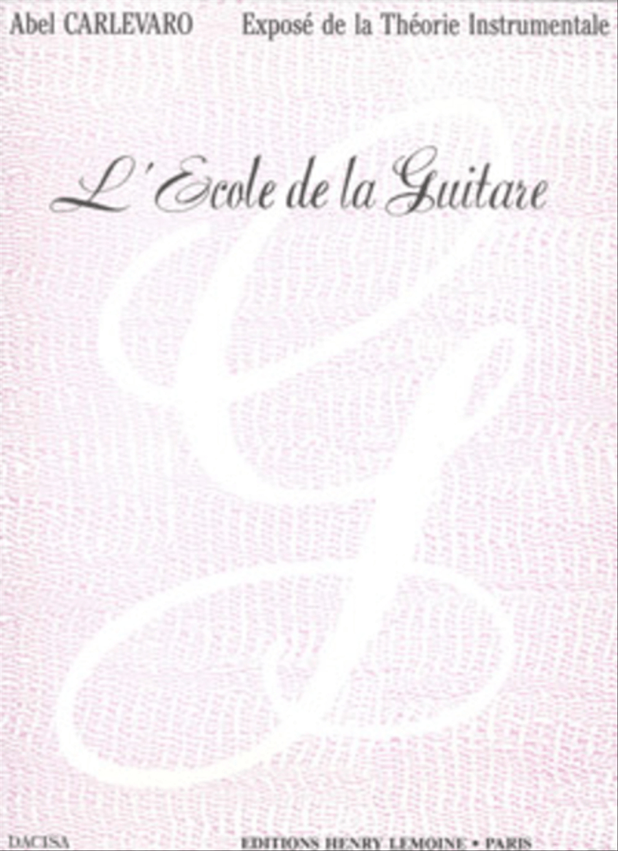 Ecole De La Guitare Ecole De La Guitare Guitar scores gallery preview page 1
