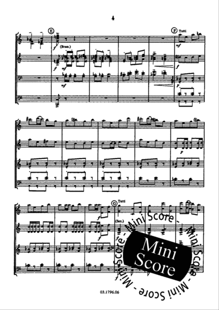 Marche Pour Harmonie ou Fanfare Fanfare Band scores gallery preview page 36