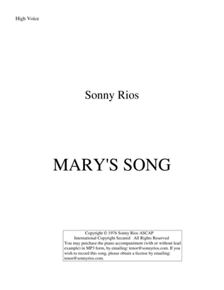 MARY'S SONG