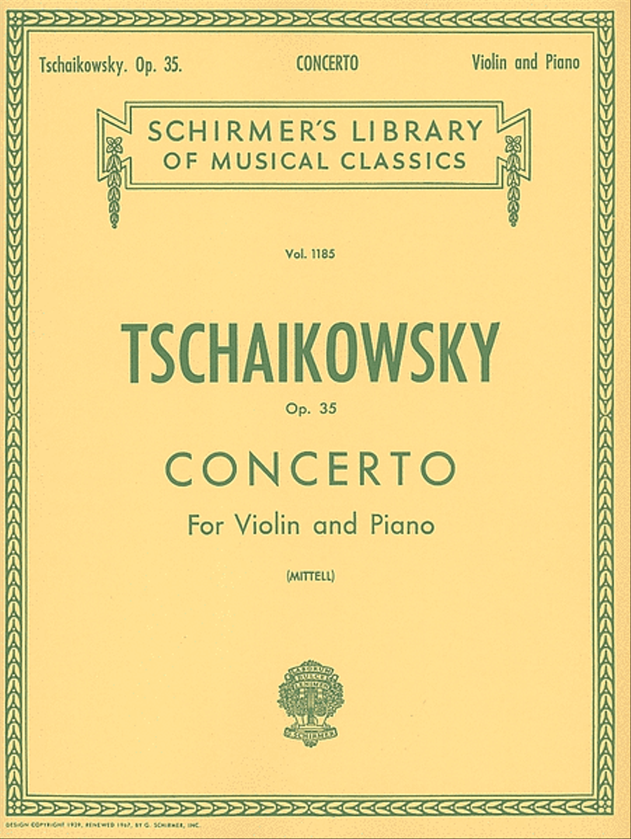Concerto, Op. 35 Violin Solo scores gallery preview page 1