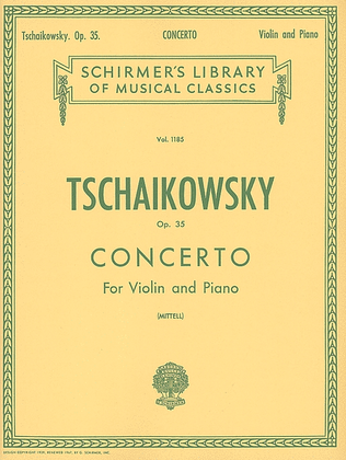 Book cover for Concerto, Op. 35