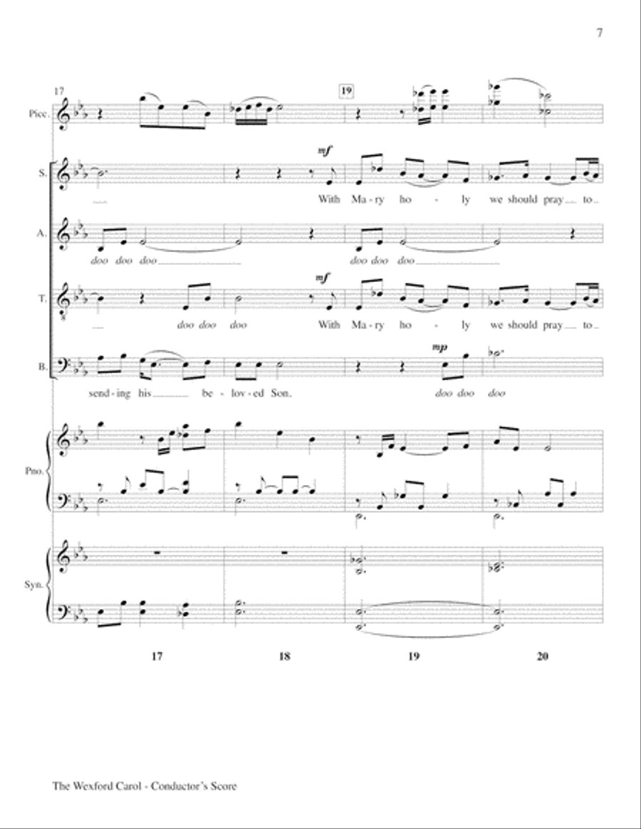 The Wexford Carol The Wexford Carol Choir scores gallery preview page 7
