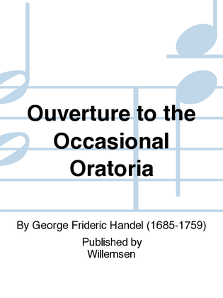 Book cover for Ouverture to the Occasional Oratoria