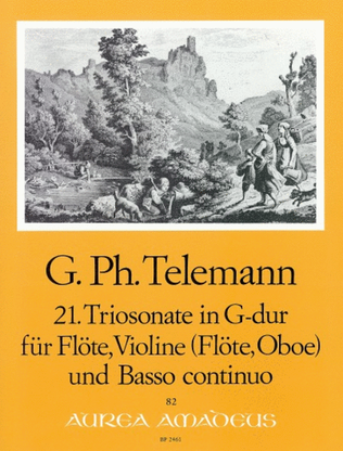 Book cover for 21. Trio sonata G major TWV 42:G12