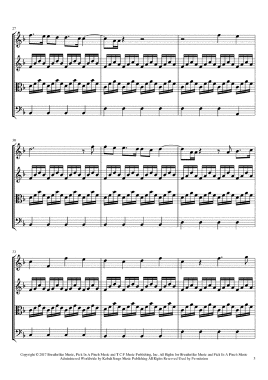 From Now On String Quartet scores gallery preview page 3