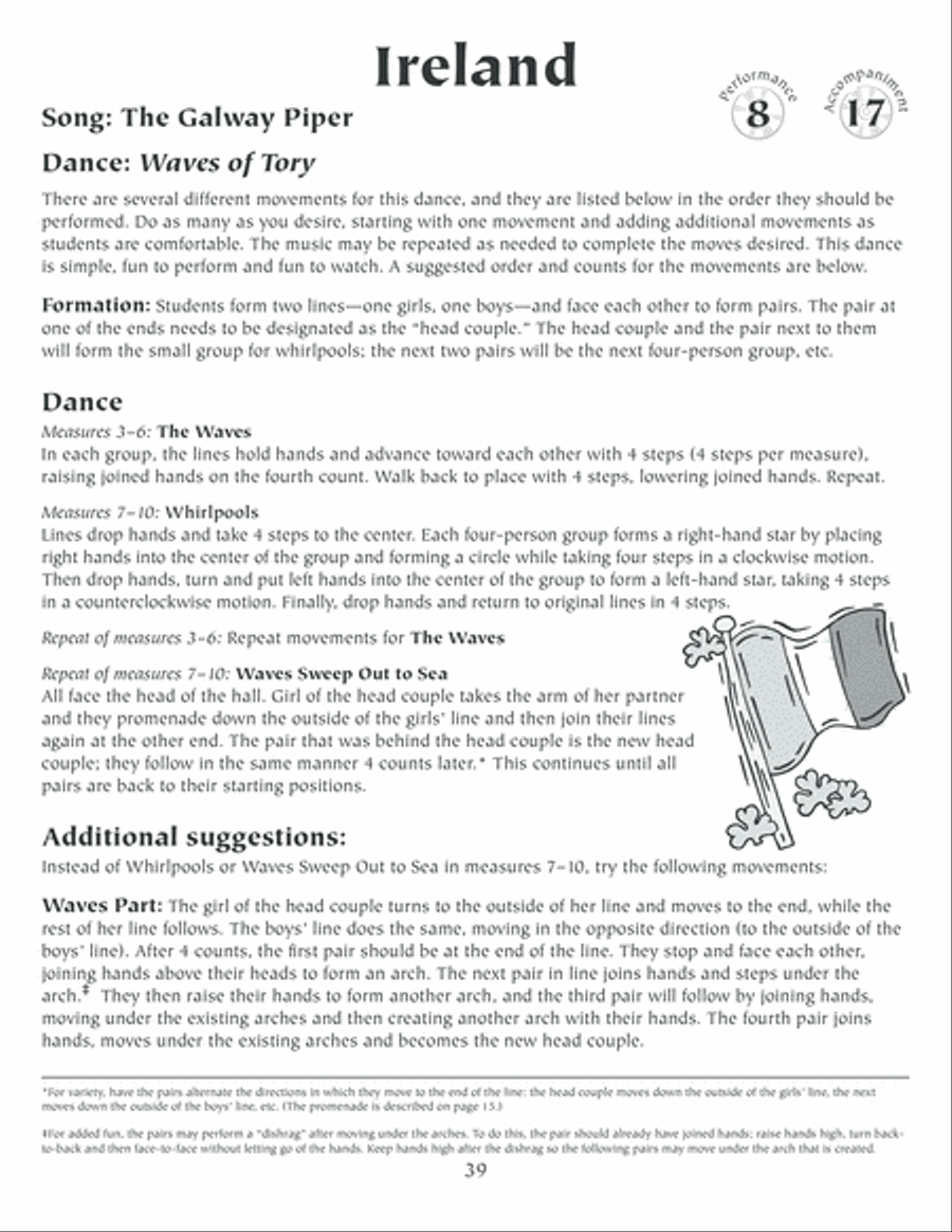 Sing and Dance Around the World, Book 2 Unison Choir scores gallery preview page 40
